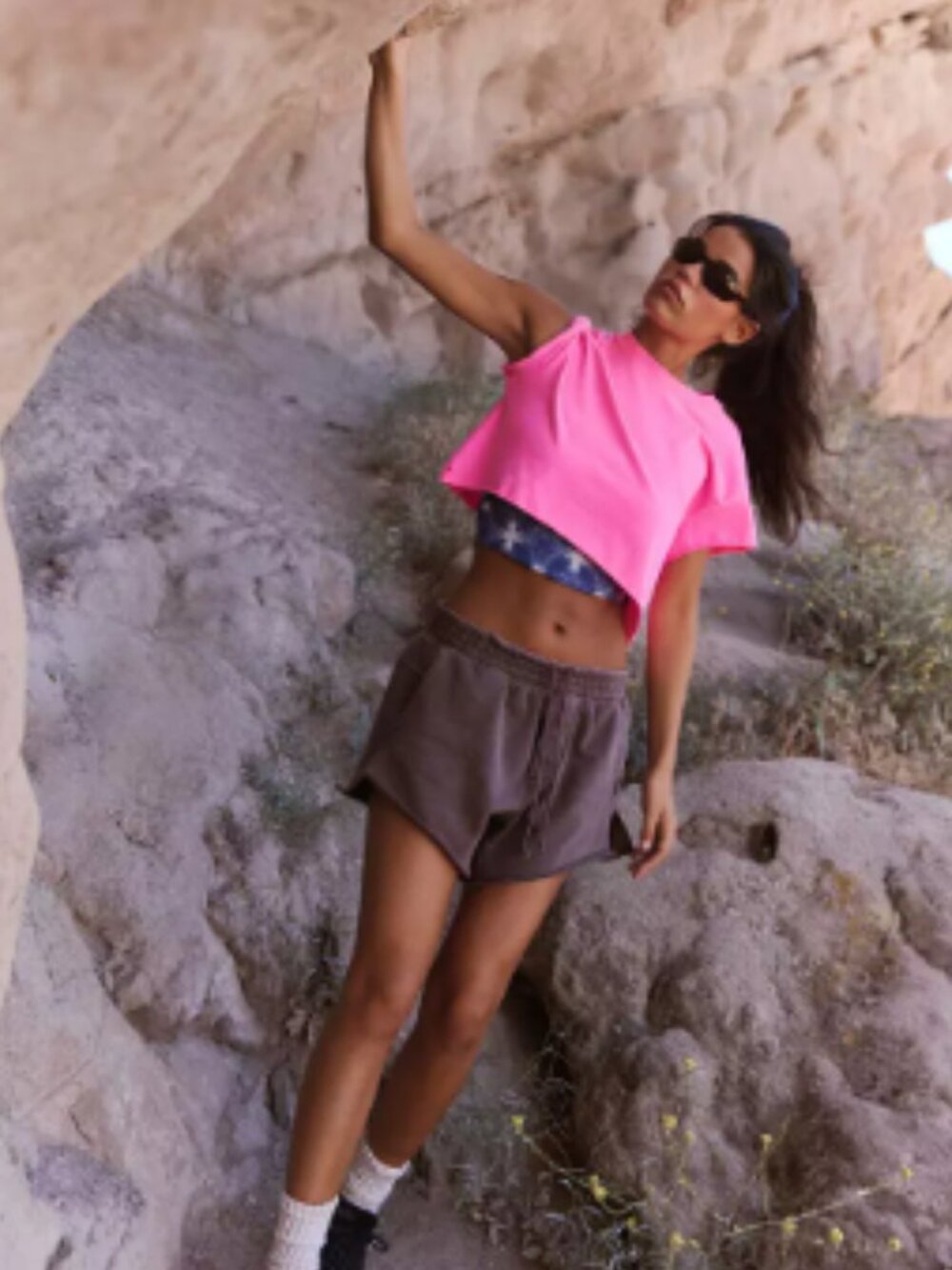 FP Movement by Free People Hot Shot Cropped tee - Picture 4 of 4